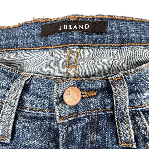 J Brand Womens Low Rise Flare Jeans 27 Patchwork Western Hippie Boho Bell Bottom - Picture 9 of 16